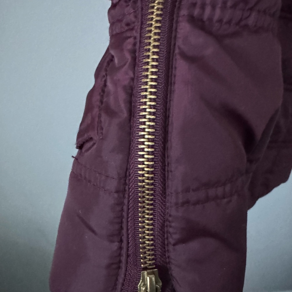 Charlotte Russe Plum Puffer Vest - Picture 6 of 7
